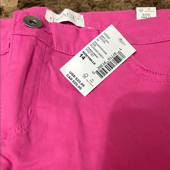 The Children's Place Bright Pink girls Bermudas - Picture 2 of 4